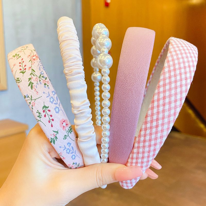 兒童布藝髮箍頭箍髮飾(迎珍-5件套 )