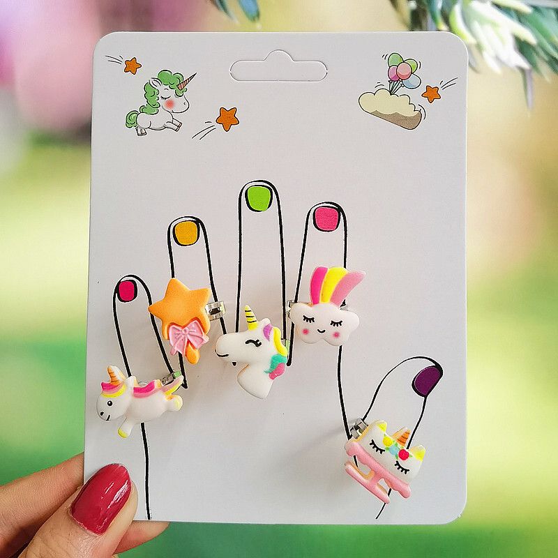 兒童戒指5件套裝