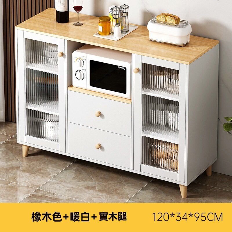 (橡木色120*34*95cm) 餐邊置物櫃