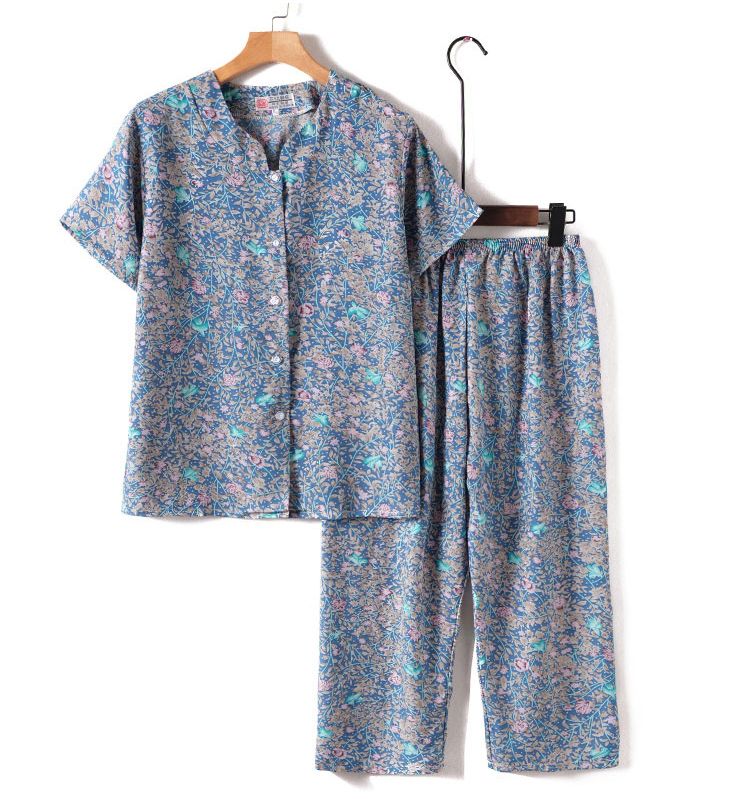 老年人短袖套裝( L-3XL碼 11號色）【下單後請聯絡客服確認發貨尺碼】F001099011