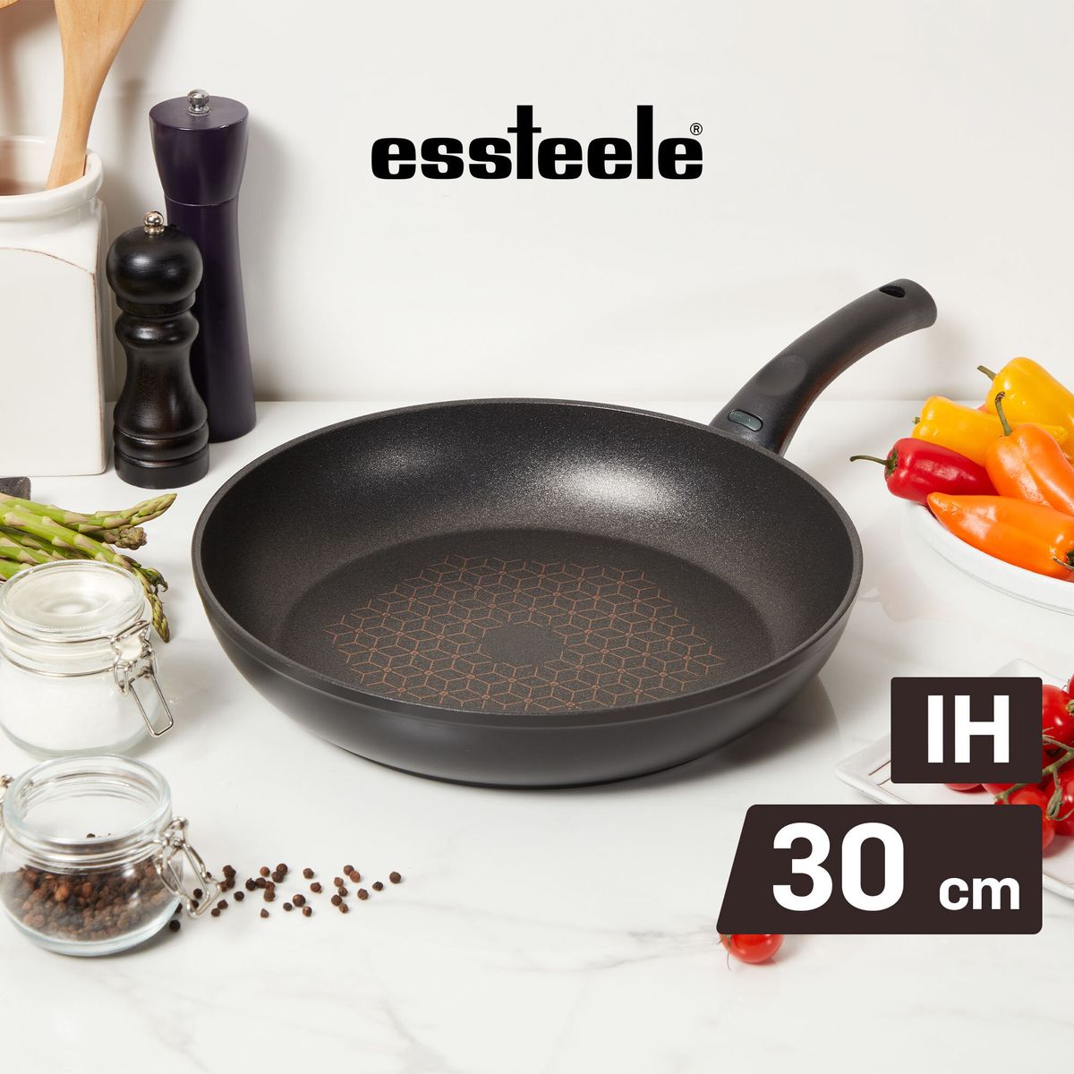(電磁爐適用) 30cm 易潔煎鍋 - Essteele Per Salute (#10716)