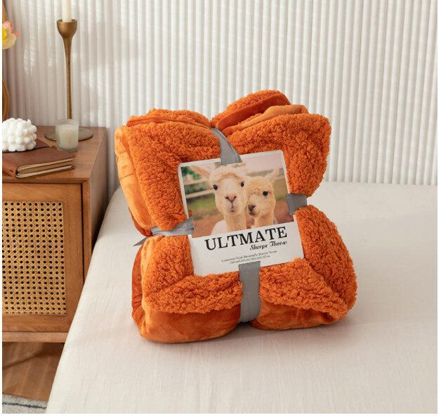 四季款毛毯顏色【艾瑪橘】尺寸150x200cm【重1.5kg】