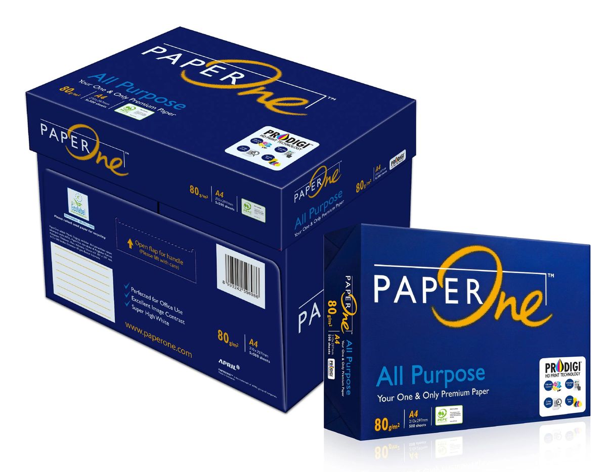 Paperone | Paper One [原箱5包] 特白鐳射影印紙 A4 80gsm | HKTVmall 香港最大網購平台