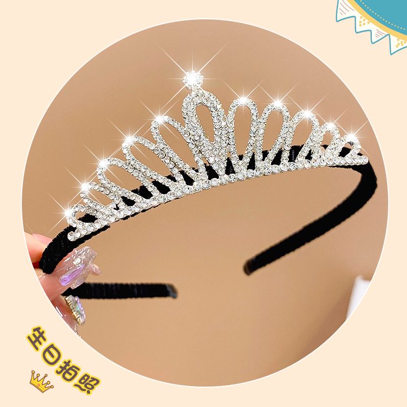 女童皇冠髮箍王冠頭箍髮飾(9#凝陽)