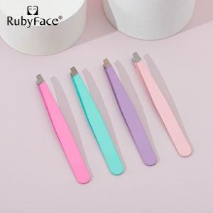 Rubyface 糖果色系不鏽鋼眉夾 隨機顏色 [平行進口] 