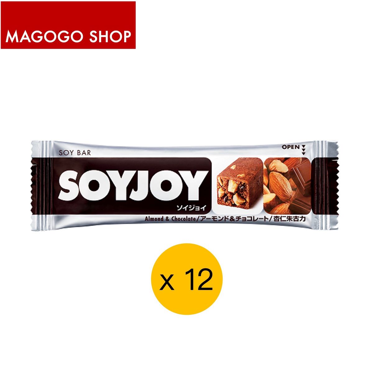 Fruits Soy Bar (Almond Chocolate) 27g x 12 Piece/Box [Full Case] Best Before: 2 Apr 2027