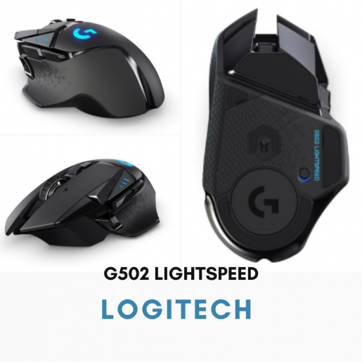  Logitech G502 Lightspeed Wireless Gaming Mouse, 25K