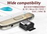 Mini Metal USB 3.1 Type C Card Reader/mini sd card/usb flash drive/type C adapter/OTG card reader
