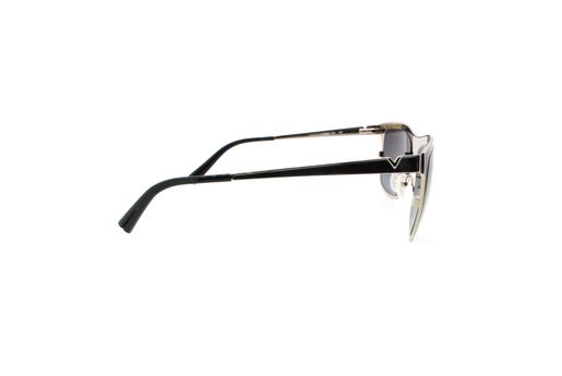 VALENTINO | V105S 001 Black Metal Sunglasses | Color : Black  display picture 2