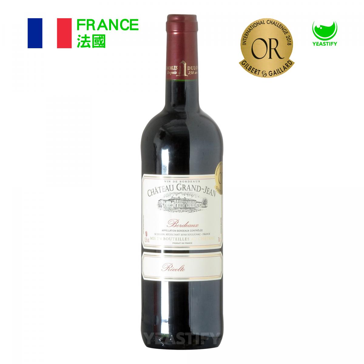 Grand Jean 大珍堡紅酒, 法國 波爾多 2021