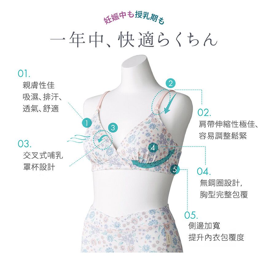 Inujirushi (Hong Kong) - Cool Feeling Nursing/Breast Feeding Bra