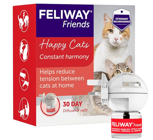 FELIWAY, Feliway Friends 30 Day Starter Kit Diffuser with Refill