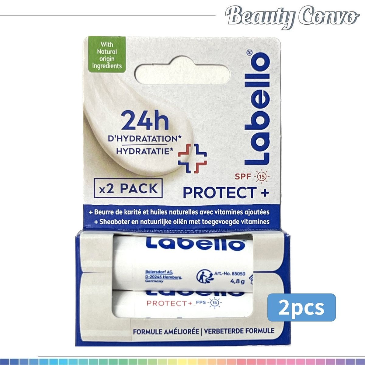 Protect+ SPF15 lip balm Twin Pack (Parallel imported)
