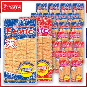 Bento 超味辣魷魚 (香蒜味x12+香辣味x12) 6克 共24包