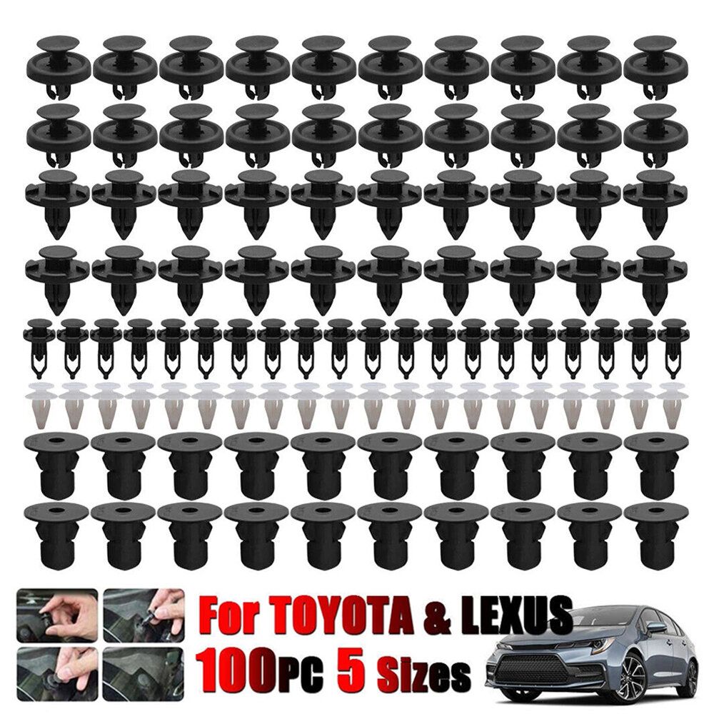 100pcs Car Buckle for Toyota Lexus Car Buckle Bumper Buckle Set