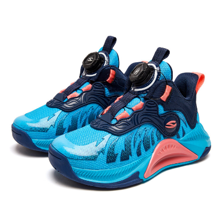 籃球鞋(網面黑藍AS7762)(尺碼31-40碼)(下單後聯絡客服確認發貨尺碼)