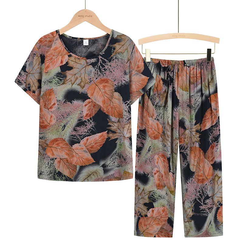 老年人短袖套裝( XL-3XL碼 3號色）【下單後請聯絡客服確認發貨尺碼】F001099172