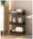 Laundry Room Organization, 3 Tier Rolling Shelving Unit Bathroom Organizer Storage Rolling Utility