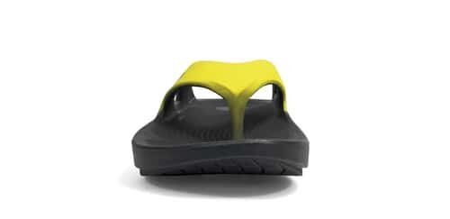 OOFOS OOFOS Unisex OOriginal Sport Thong Sandal Yellow Color