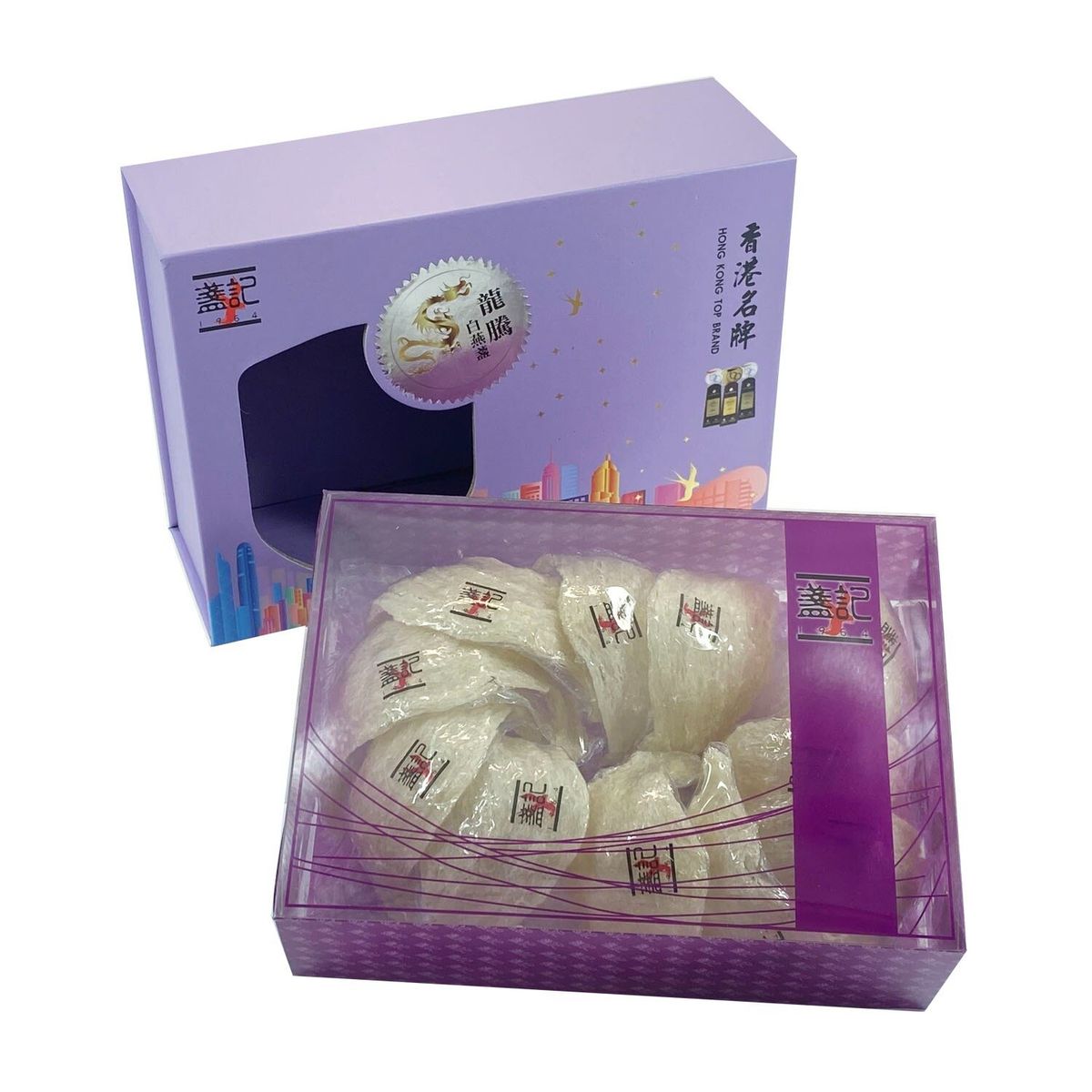 龍騰白燕盞(10-11只二兩禮盒裝) 燕窩