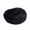 Plush Round Pet Sleeping Nest Bed-Black