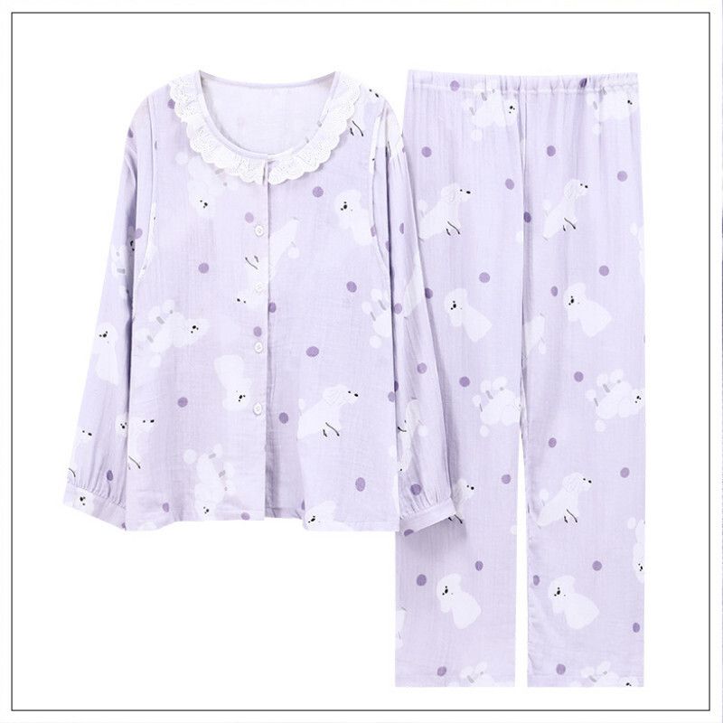 長袖睡衣套裝【M-3XL碼 AM-77232】【下單后聯絡客服確認發貨尺碼 】