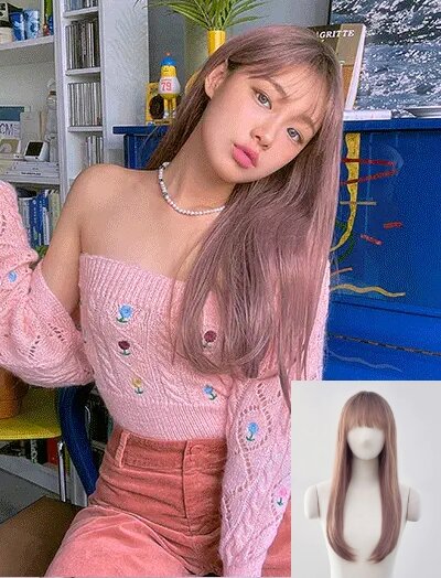 PINK AGE | 韓國 假髮-PINK AGE- Salon Color Full Wig) Layered 'C