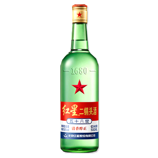 紅星牌 45×175 2反 紅星| 北京紅星牌二鍋頭酒五十六度500ml #85230868 Red Star Erguotou