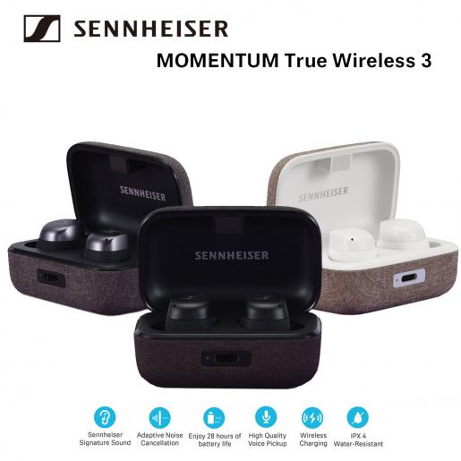 SENNHEISER | Momentum True Wireless 3 主動降噪無線藍牙耳機石墨色 