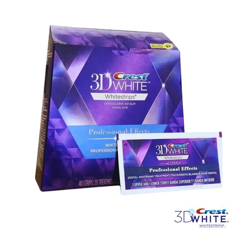 [Authorized Goods] 3D TeethWhite Strips Professional Effect ,EXP. 07/2025