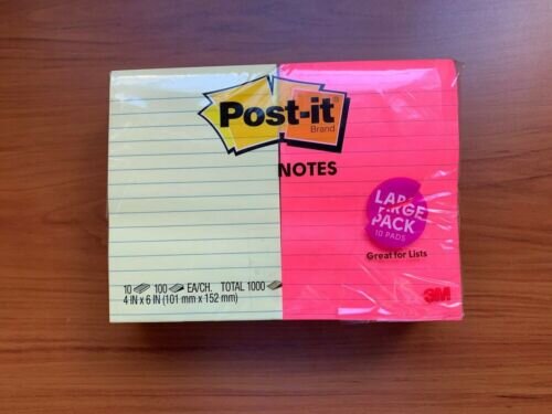 10 pack 3M Post It Sticky Notes Parallel import