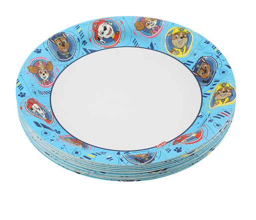 Glad for Kids Paw Patrol Paper Plates , Disposable Paw Patrol