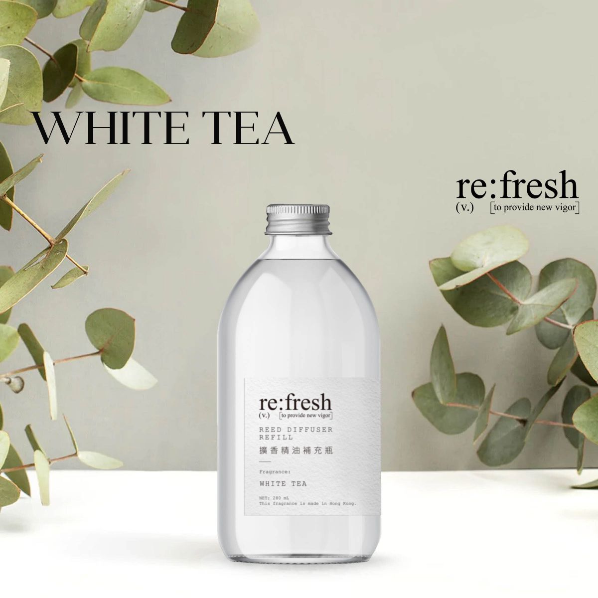 White Tea Reed Diffuser  Refill  280ml