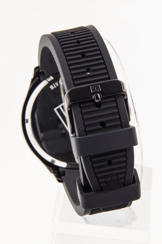 tommy hilfiger black ip watch