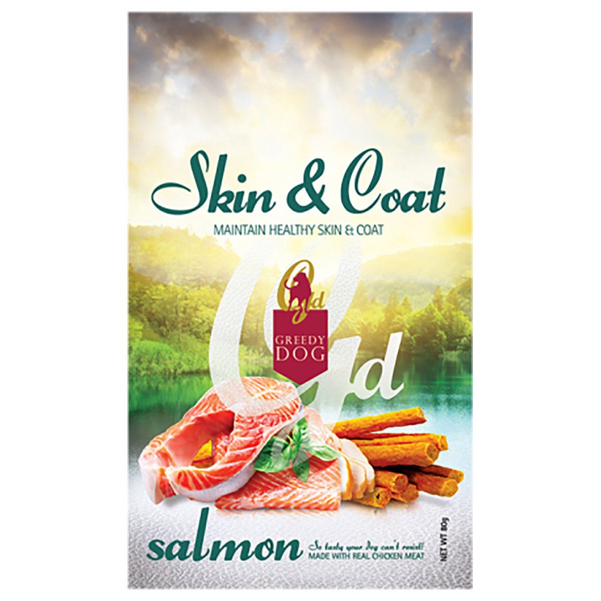 Natural Salmon Chicken Strip 80g  