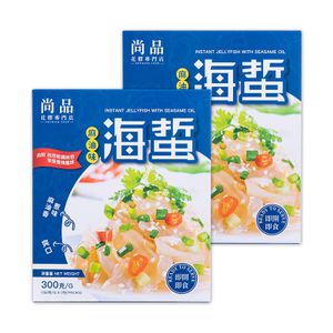 尚品即食海蜇絲(麻油味)(2包裝)(中國)(300克)x2盒