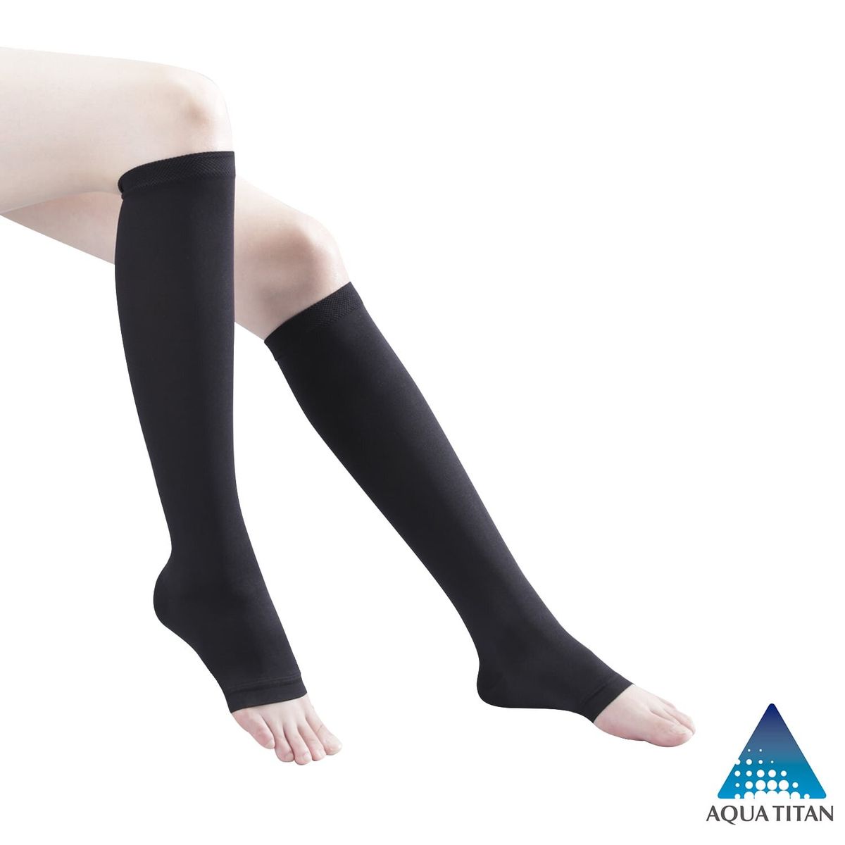 Ti Compression Stockings (Ti-Ag) Toe Open