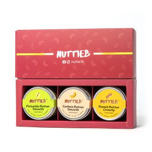 手工製堅果醬禮盒 (花生、腰果、開心果)