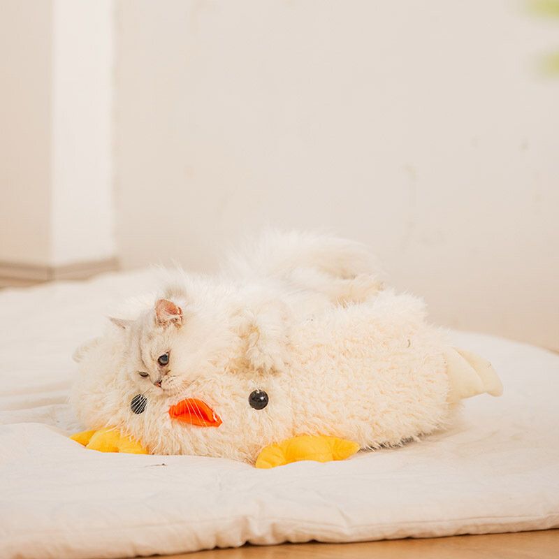 XL SIZE (White Duckling (Chang Mao Tian Wang Song)) Disassembly washing cushion cats and dog nest