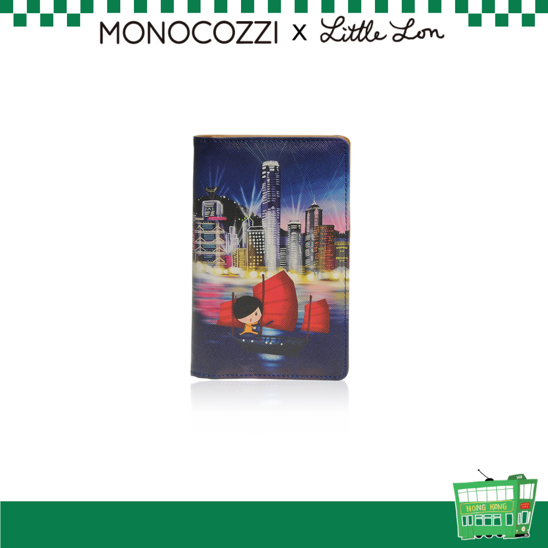 Lon Lee x MONOCOZZI | 仿真皮護照套 - 夜景