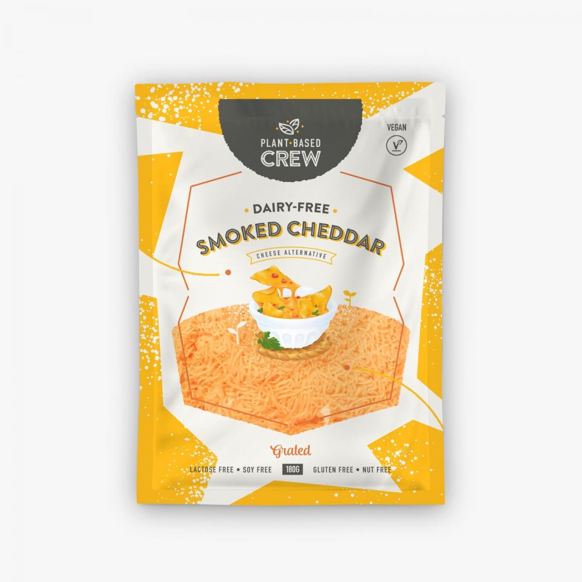 Dairy-Free Classic Smoked Cheddar Alternative Shreds (No cholesterol)
