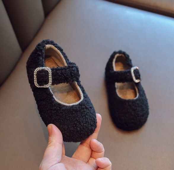 兒童休閒鞋【21-30碼】【黑色】(下單後聯絡客服確認發貨尺碼) #F246010269