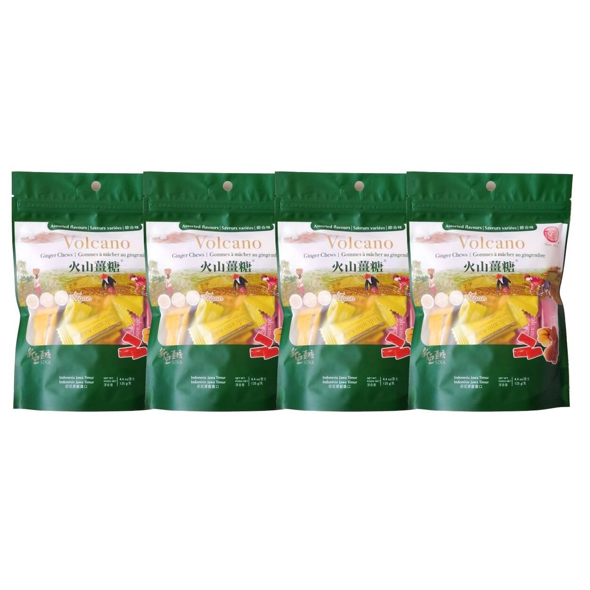 Volcano Ginger Chews-Assorted