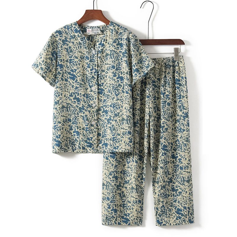 老年人短袖套裝( L-3XL碼 12號色）【下單後請聯絡客服確認發貨尺碼】F001099012