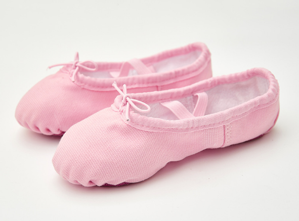 兒童軟底透氣舞蹈鞋(105#櫻花粉/布頭款)(尺碼:22-40碼)(下單後請聯絡客服確認發貨尺碼)#S164025009