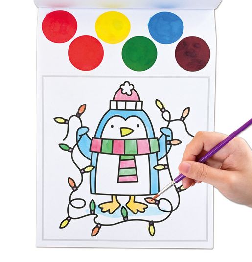 Windmill, Christmas Magic Coloring Book