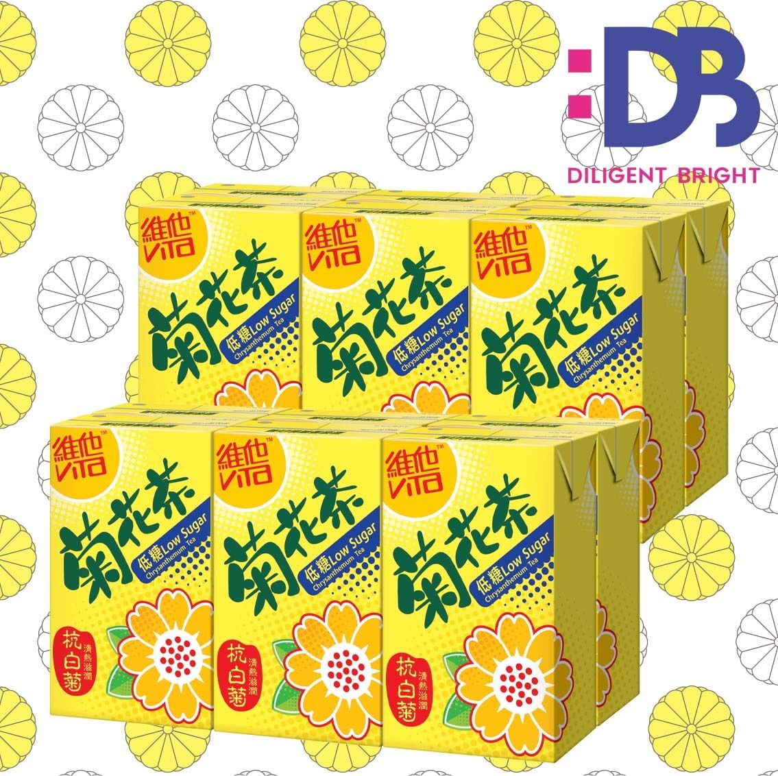 紙包裝-低糖菊花茶 (250毫升X 6 X 2)