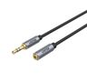 Y-C932ABK - Headphone Extension Cable (3.5mm Plug to 3.5mm Jack) Stereo Audio Cable