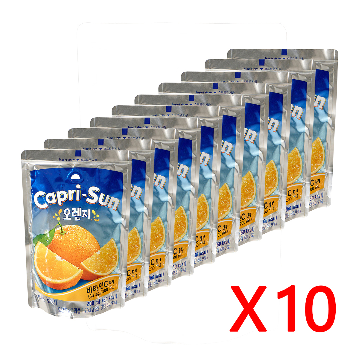 韓國版CAPRI-SUN橙汁200ml x10