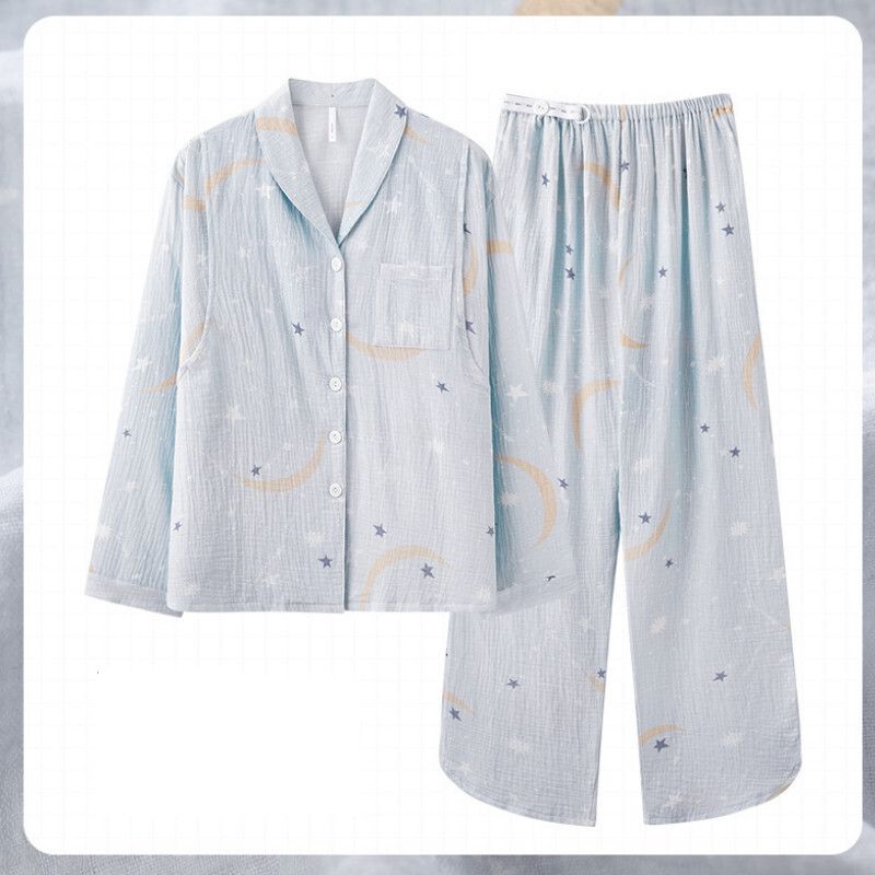 長袖睡衣套裝【M-3XL碼 AM-77286】【下單后聯絡客服確認發貨尺碼 】